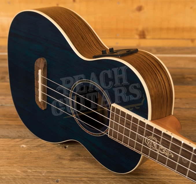 Fender Dhani Harrison Ukulele Sapphire Blue - Image 4