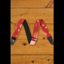 Fender 2" Tie Dye Acid Wash Strap - Red