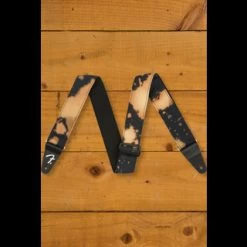 Fender 2" Tie Dye Acid Wash Strap - Black