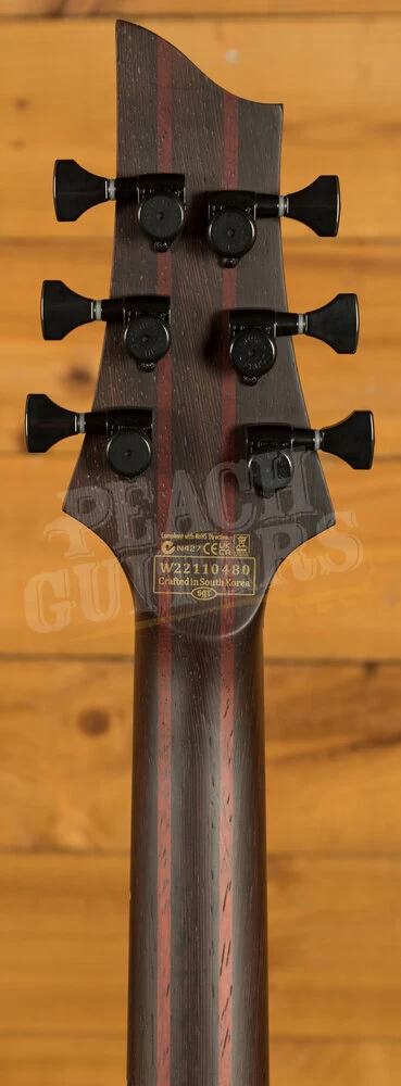 Schecter John Browne Tao-6 | Satin Trans Purple - Left-Handed - Image 6