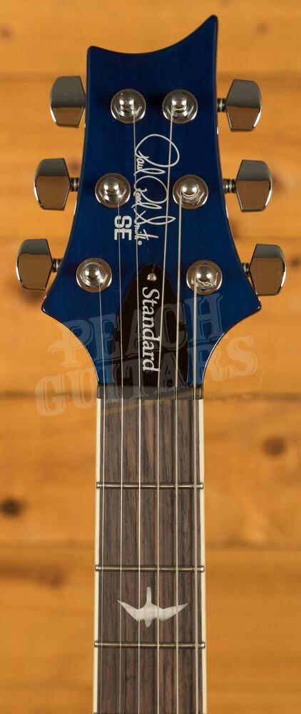 PRS SE Standard | SE Standard 24-08 - Translucent Blue Left Handed - Image 5