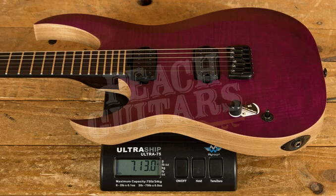 Schecter John Browne Tao-6 | Satin Trans Purple - Left-Handed - Image 7