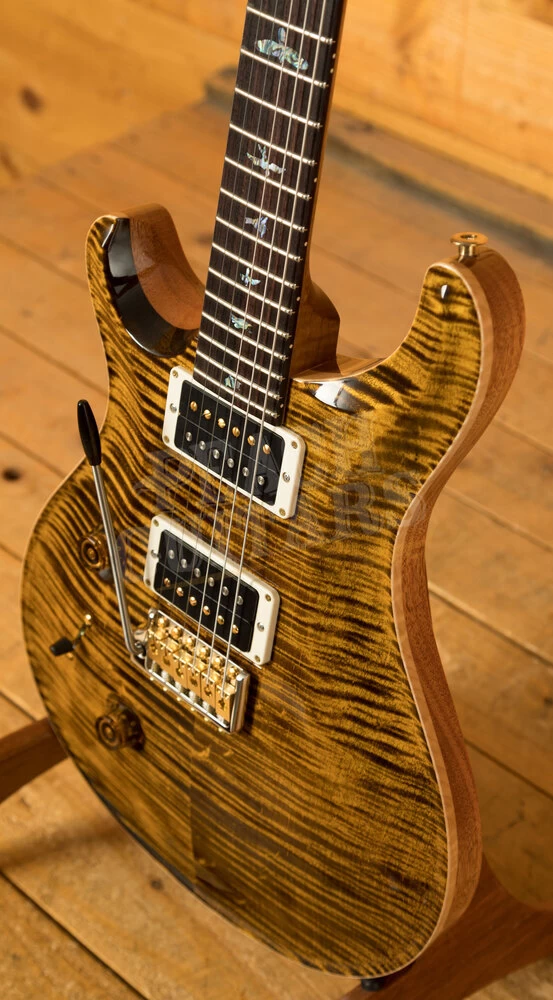 PRS Wood Library Custom 24 | Yellow Tiger - Left-Handed - Image 5