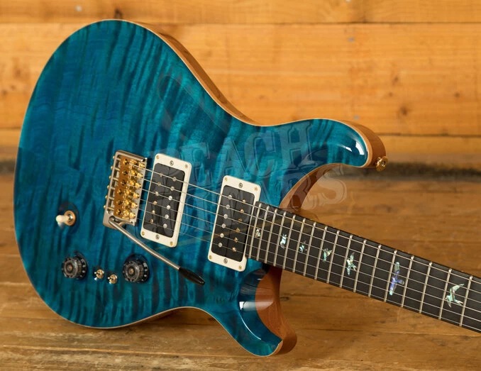 PRS Wood Library Custom 24-08 | Aquamarine Quilt 10-Top - Image 4