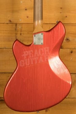 Novo Select Serus J | Candy Apple Red - Parchment Pickguard