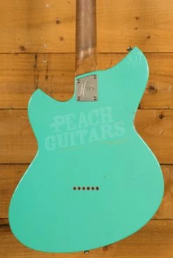 Novo Select Serus T | Foam Green - Aged Pearloid Pickguard