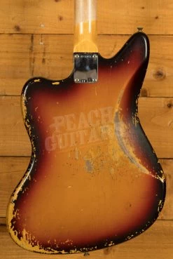 Fender Custom Shop 62 Jaguar Heavy Relic 3-Colour Sunburst