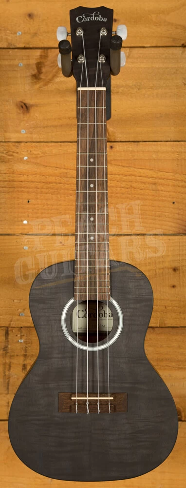 Cordoba 15 Series Ukes | 15CFM Concert Ukulele - Granite Grey - Image 2