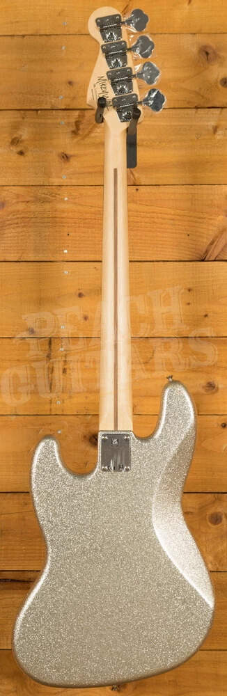 Fender Limited Edition Artist Mikey Way Jazz Bass | Maple - Silver Sparkle *B-Stock* - Image 3