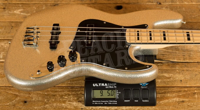 Fender Limited Edition Artist Mikey Way Jazz Bass | Maple - Silver Sparkle *B-Stock* - Image 8