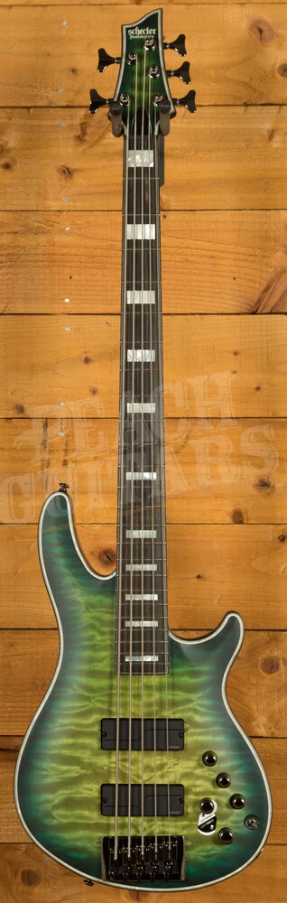 Schecter Bass Daniel Firth Hellraiser Extreme-5 | 5-String - Cthulhu Burst Satin - Image 2