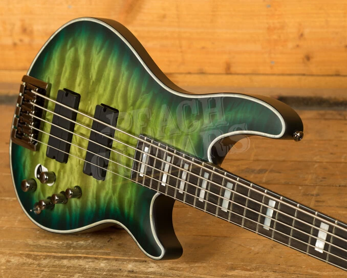 Schecter Bass Daniel Firth Hellraiser Extreme-5 | 5-String - Cthulhu Burst Satin - Image 4