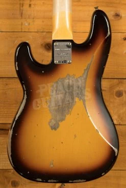 Fender Custom Shop LTD 63 Precision Bass Heavy Relic Faded Aged 3-Tone Sunburst