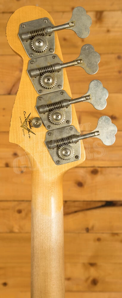 Fender Custom Shop LTD 63 Precision Bass Heavy Relic Faded Aged 3-Tone Sunburst - Image 8