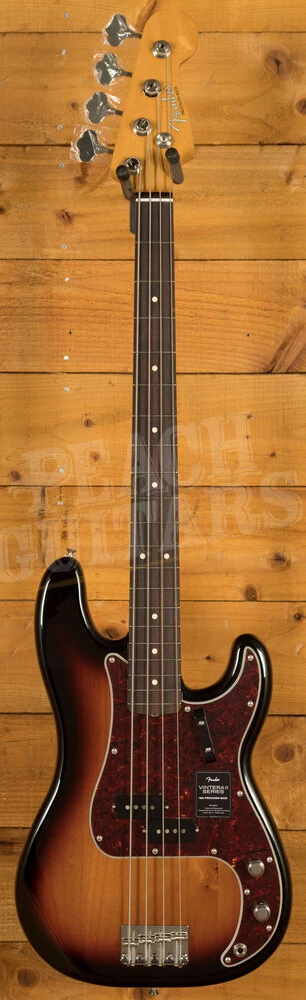 Fender Vintera II 60s Precision Bass | Rosewood - 3-Colour Sunburst - Image 2