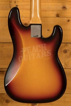 Fender Custom Shop 62 Precision Bass Left Handed Journeyman 3-Tone Sunburst