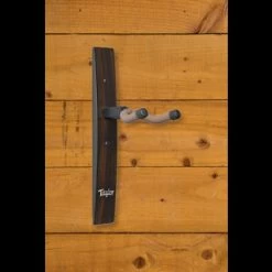 Taylor TaylorWare | Guitar Wall Hanger - Ebony - Acrylic Logo Inlay