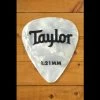 Taylor TaylorWare | Celluloid 351 Guitar Picks - White Pearl - 1.21mm - 72 Pack