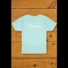 Fender Spaghetti Logo T-Shirt - Daphne Blue