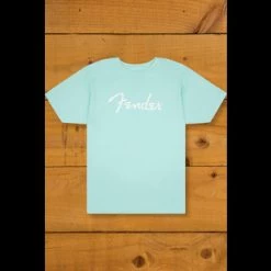 Fender Spaghetti Logo T-Shirt - Daphne Blue