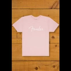 Fender Accessories | Spaghetti Logo T-Shirt - Shell Pink