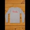 Fender Spaghetti Logo Long Sleeve T-Shirt - Heather Grey