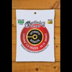 Martin Accessories | Authentic Acoustic - LifeSpan 2.0 - 80/20 Bronze 12-String Extra Light 10-47