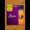 Elixir Acoustic Guitar Strings | 3 For 2 - 80/20 Bronze - Nanoweb Coating - 12-53 - Light