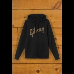 Gibson Logo Hoodie (Black), Large