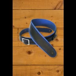 DSL Premium Straps | 2.5" Rolled Edge Buckle - Black/Blue