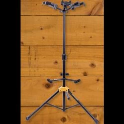 Hercules GS432B PLUS | Auto Grip System Triple Guitar Stand - Foldable Backrest