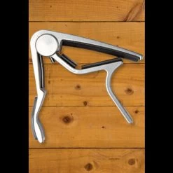 Dunlop 83CS | Trigger Capo - Curved Acoustic - Smoked Chrome