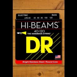 DR HI-BEAM - Stainless Steel Bass Strings | 5-String Light 40-120