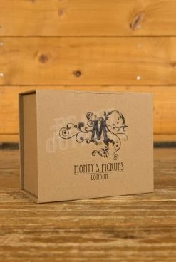 Monty's Retro Wind Humbucker Pickup Set - Raw Nickel