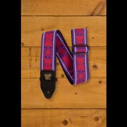 Ernie Ball Accessories | Jacquard Strap - Royal Flush Red