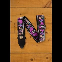 Ernie Ball Accessories | Jacquard Strap - Purple Bird Lupin