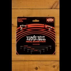 Ernie Ball Accessories | Flat Ribbon Patch Cable - Red Multi-Pack