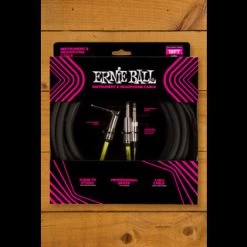 Ernie Ball Accessories | Instrument & Headphone Cable - Black 18ft
