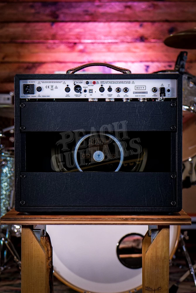 Revv Amplifiers | D25 25/5-Watt 6V6 1x12" Valve Combo Black Taurus *European Exclusive*