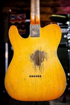 Fender Custom Shop Dale Wilson Masterbuilt 52 Telecaster Heavy Relic Smoked Butterscotch Blonde
