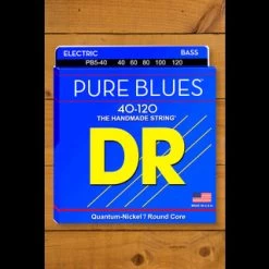 DR PURE BLUES - Quantum Nickel Bass Strings | 5-String Light 40-120