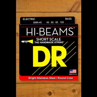 DR HI-BEAM - Stainless Steel Bass Strings | Medium 45-105 Short Scale